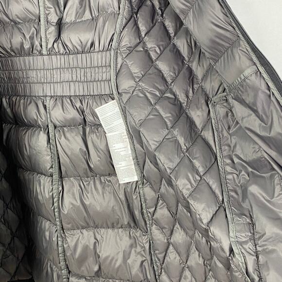 Michael Kors Down Packable Jacket Quilted Small Women's Hooded Black - Picture 7 of 10